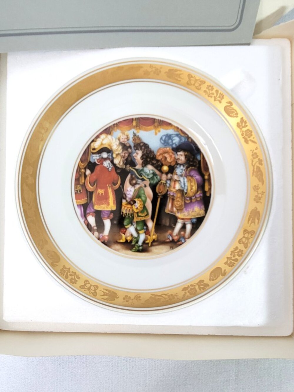 1975 Royal Copenhagen Emperor's New Clothes Plate Pauline Ellison HCA Boxed